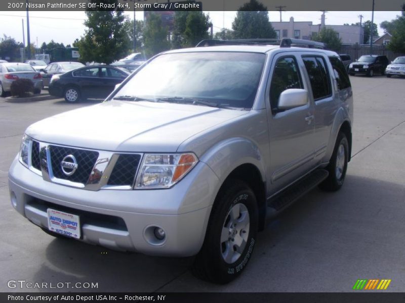 Storm Gray / Graphite 2007 Nissan Pathfinder SE Off-Road 4x4