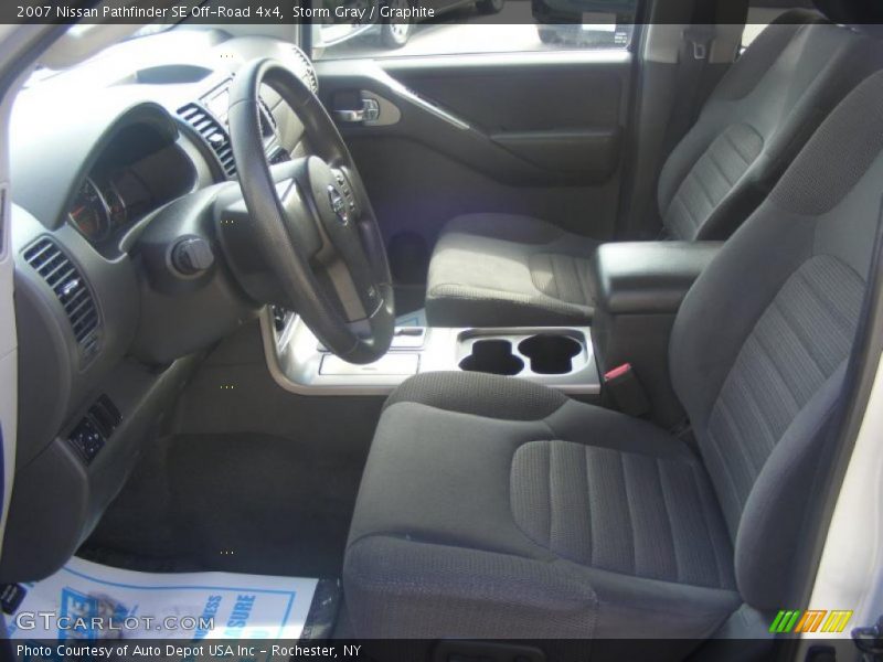 Storm Gray / Graphite 2007 Nissan Pathfinder SE Off-Road 4x4