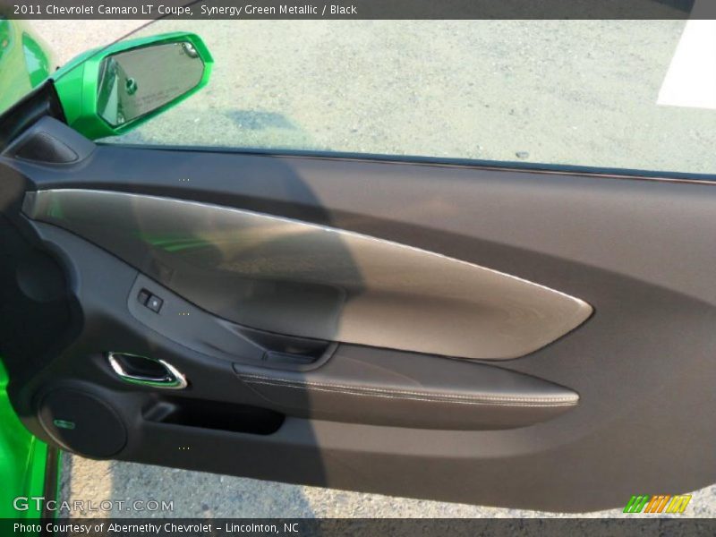 Synergy Green Metallic / Black 2011 Chevrolet Camaro LT Coupe