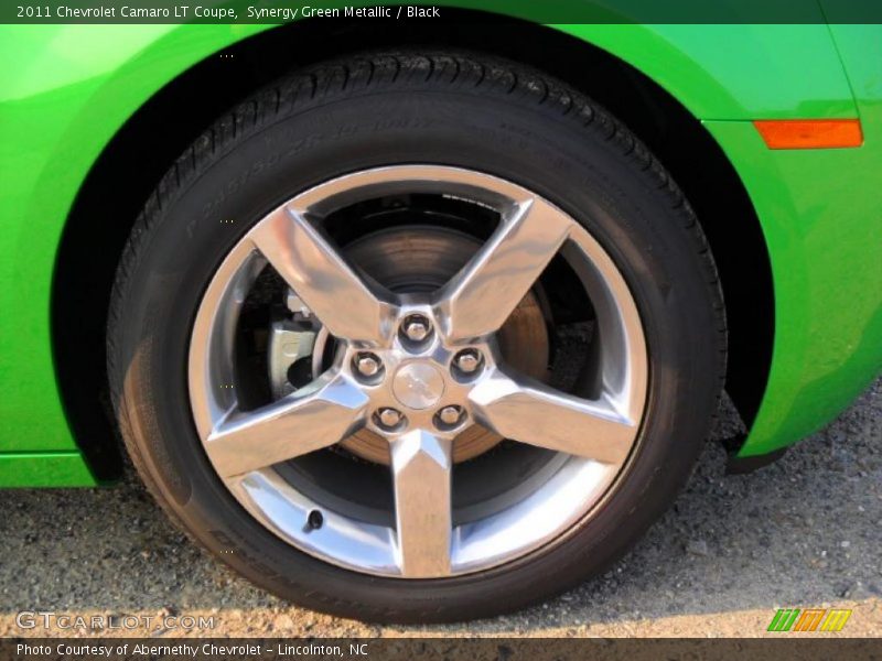 Synergy Green Metallic / Black 2011 Chevrolet Camaro LT Coupe
