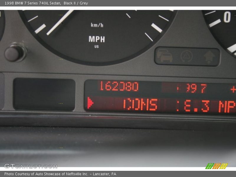 Black II / Grey 1998 BMW 7 Series 740iL Sedan