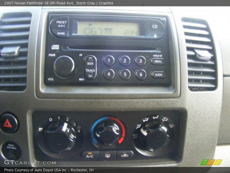 Storm Gray / Graphite 2007 Nissan Pathfinder SE Off-Road 4x4