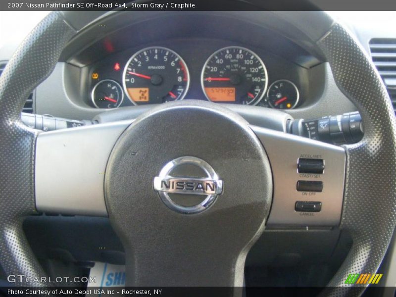 Storm Gray / Graphite 2007 Nissan Pathfinder SE Off-Road 4x4