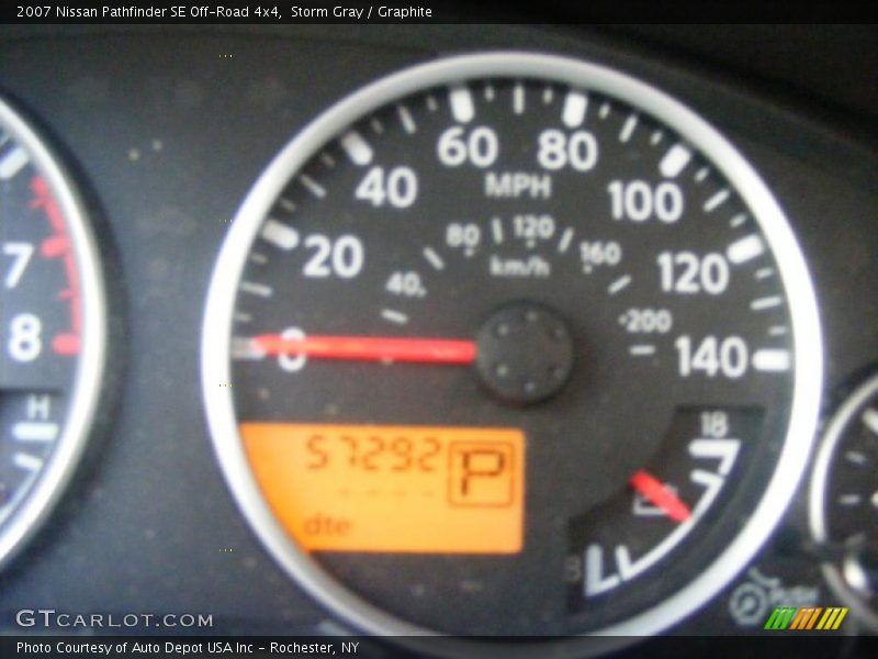Storm Gray / Graphite 2007 Nissan Pathfinder SE Off-Road 4x4