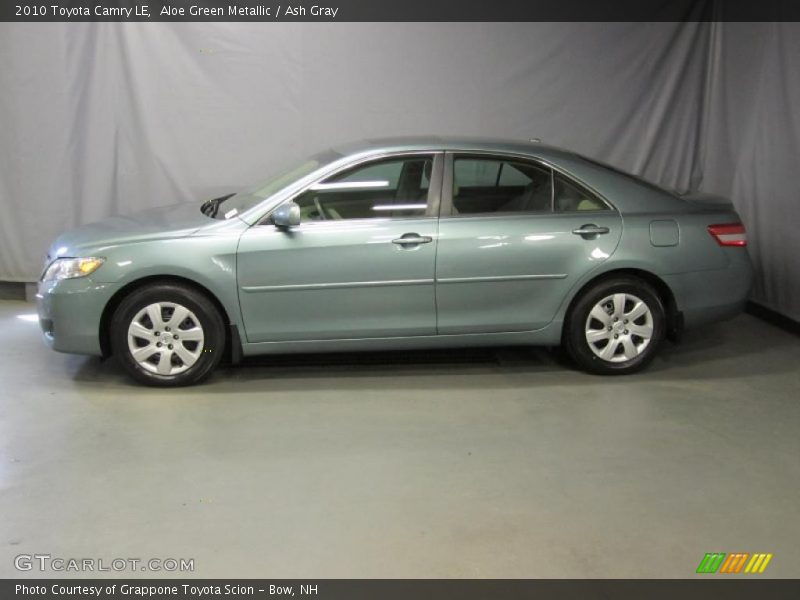 Aloe Green Metallic / Ash Gray 2010 Toyota Camry LE