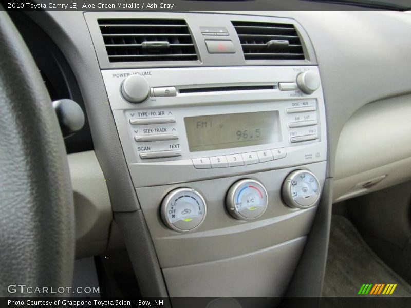 Aloe Green Metallic / Ash Gray 2010 Toyota Camry LE