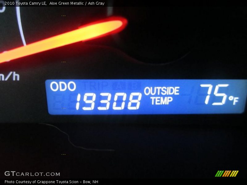 Aloe Green Metallic / Ash Gray 2010 Toyota Camry LE