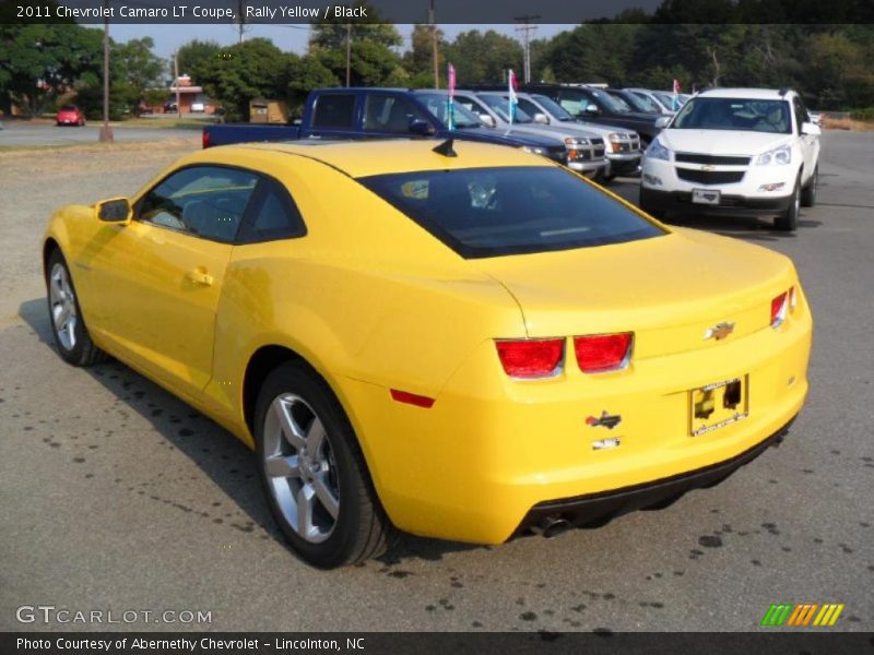 Rally Yellow / Black 2011 Chevrolet Camaro LT Coupe