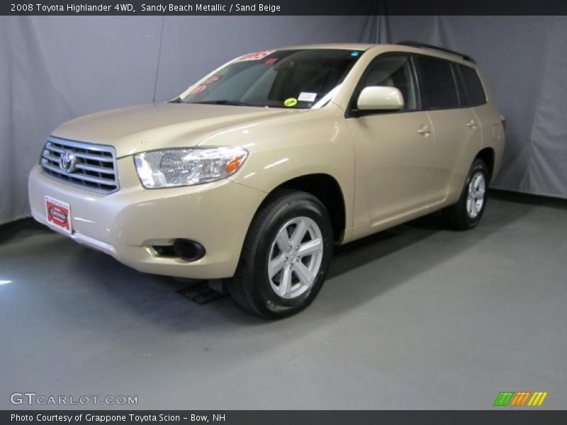 Sandy Beach Metallic / Sand Beige 2008 Toyota Highlander 4WD