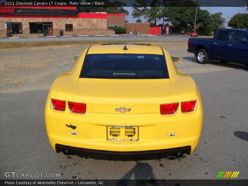Rally Yellow / Black 2011 Chevrolet Camaro LT Coupe