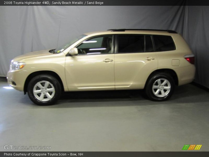 Sandy Beach Metallic / Sand Beige 2008 Toyota Highlander 4WD