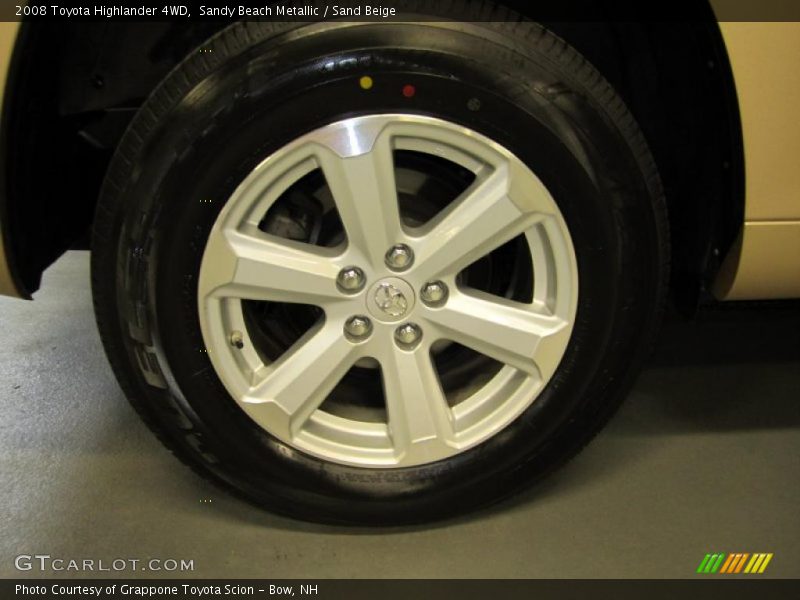 Sandy Beach Metallic / Sand Beige 2008 Toyota Highlander 4WD