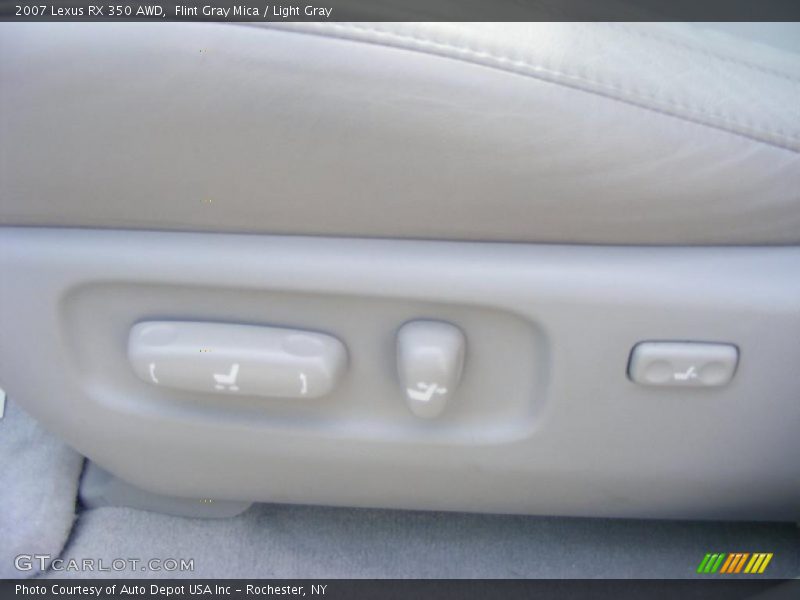 Flint Gray Mica / Light Gray 2007 Lexus RX 350 AWD