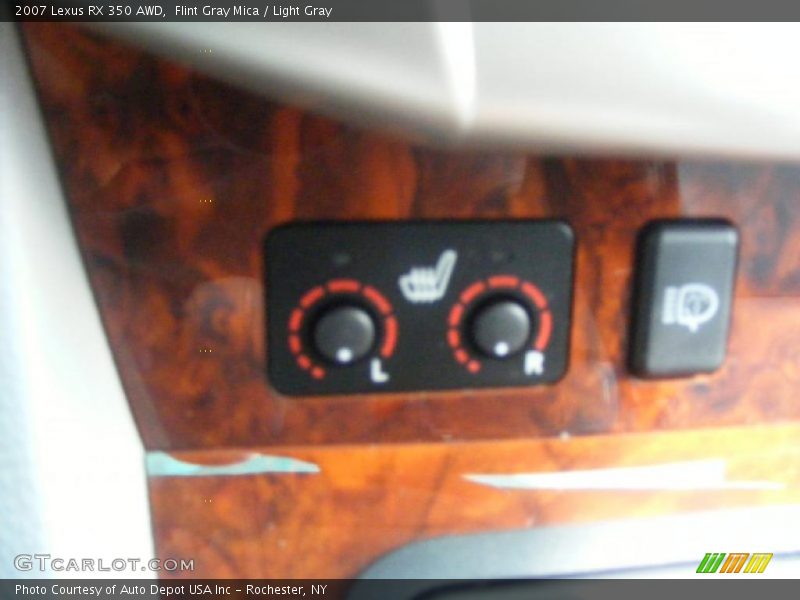 Flint Gray Mica / Light Gray 2007 Lexus RX 350 AWD