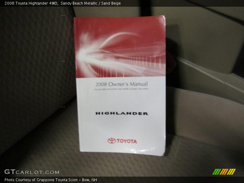 Sandy Beach Metallic / Sand Beige 2008 Toyota Highlander 4WD