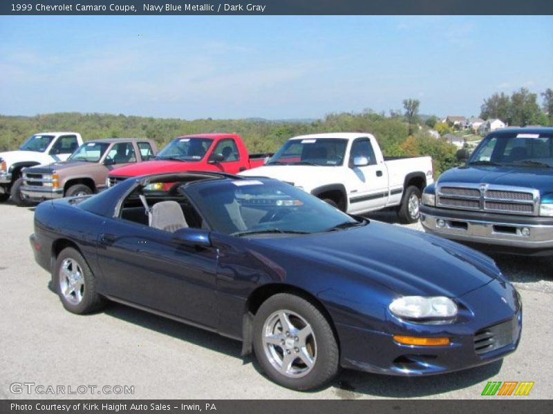 Navy Blue Metallic / Dark Gray 1999 Chevrolet Camaro Coupe