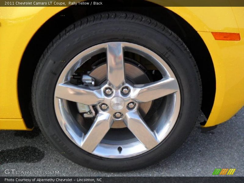 Rally Yellow / Black 2011 Chevrolet Camaro LT Coupe