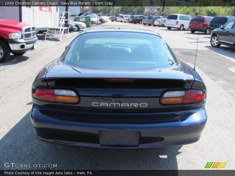 Navy Blue Metallic / Dark Gray 1999 Chevrolet Camaro Coupe