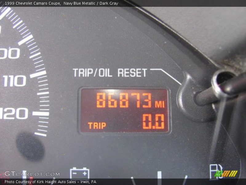Navy Blue Metallic / Dark Gray 1999 Chevrolet Camaro Coupe