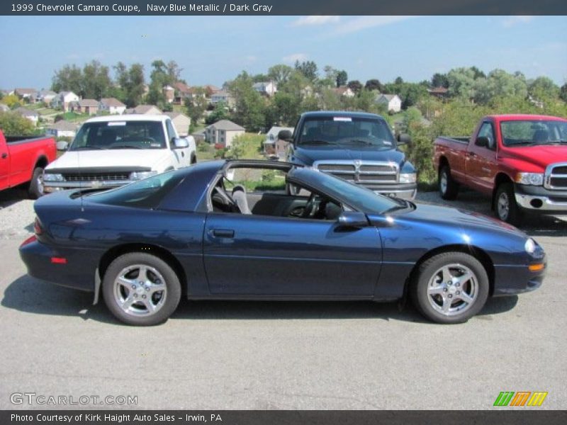 Navy Blue Metallic / Dark Gray 1999 Chevrolet Camaro Coupe