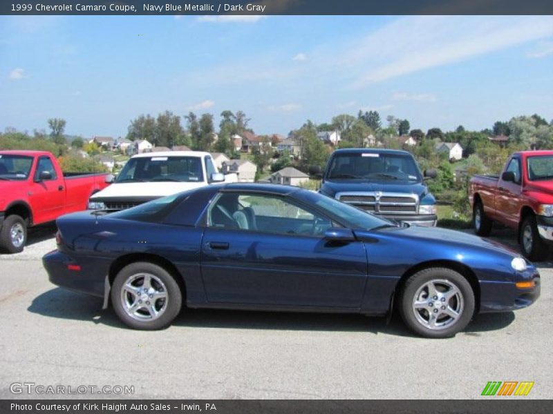 Navy Blue Metallic / Dark Gray 1999 Chevrolet Camaro Coupe