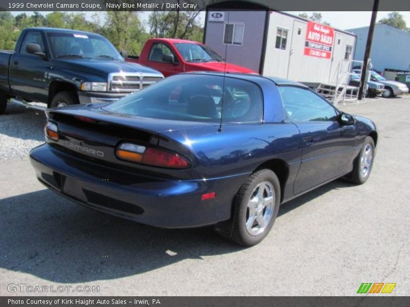 Navy Blue Metallic / Dark Gray 1999 Chevrolet Camaro Coupe
