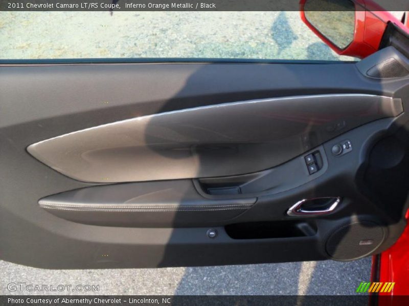 Inferno Orange Metallic / Black 2011 Chevrolet Camaro LT/RS Coupe