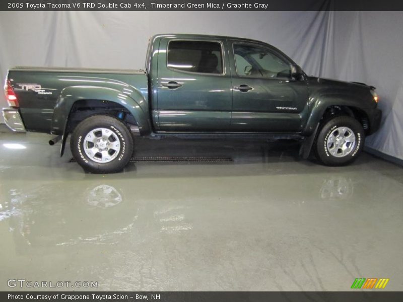 Timberland Green Mica / Graphite Gray 2009 Toyota Tacoma V6 TRD Double Cab 4x4
