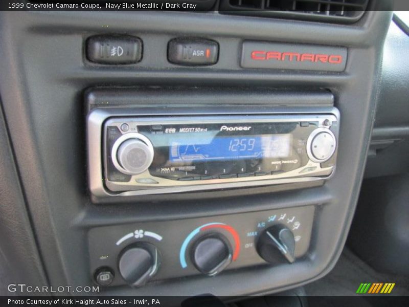 Navy Blue Metallic / Dark Gray 1999 Chevrolet Camaro Coupe