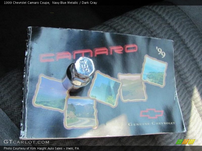 Navy Blue Metallic / Dark Gray 1999 Chevrolet Camaro Coupe