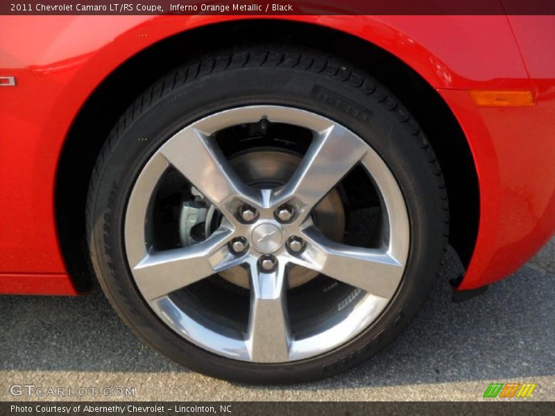 Inferno Orange Metallic / Black 2011 Chevrolet Camaro LT/RS Coupe