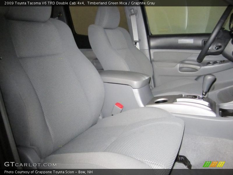 Timberland Green Mica / Graphite Gray 2009 Toyota Tacoma V6 TRD Double Cab 4x4