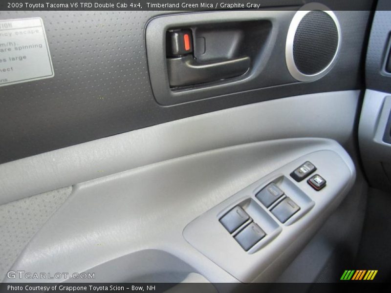 Timberland Green Mica / Graphite Gray 2009 Toyota Tacoma V6 TRD Double Cab 4x4