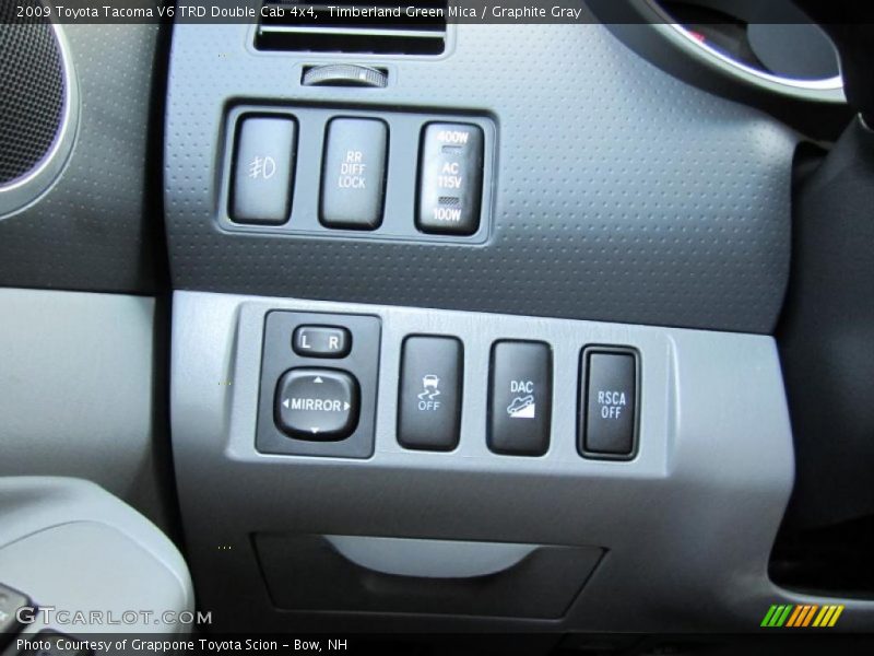 Timberland Green Mica / Graphite Gray 2009 Toyota Tacoma V6 TRD Double Cab 4x4