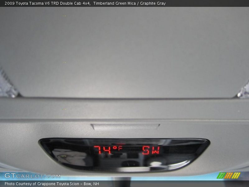 Timberland Green Mica / Graphite Gray 2009 Toyota Tacoma V6 TRD Double Cab 4x4