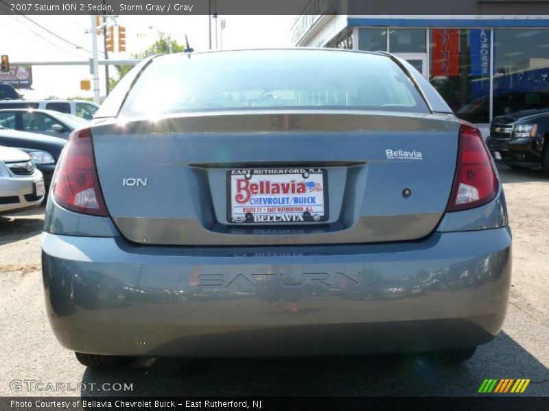 Storm Gray / Gray 2007 Saturn ION 2 Sedan