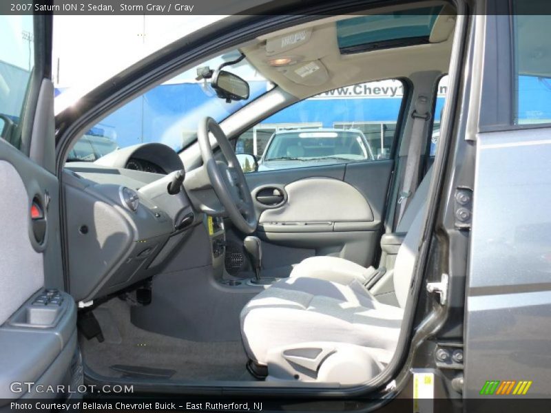 Storm Gray / Gray 2007 Saturn ION 2 Sedan