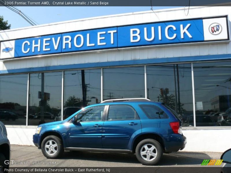 Crystal Lake Metallic / Sand Beige 2006 Pontiac Torrent AWD