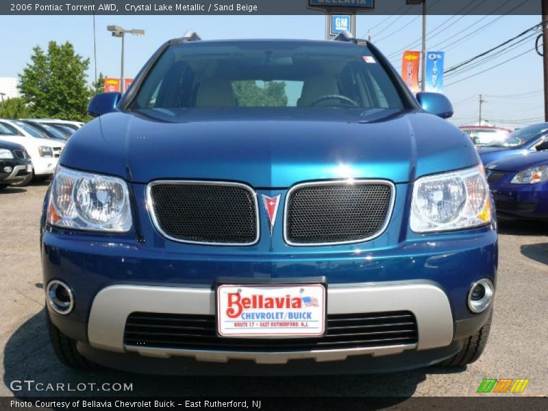 Crystal Lake Metallic / Sand Beige 2006 Pontiac Torrent AWD