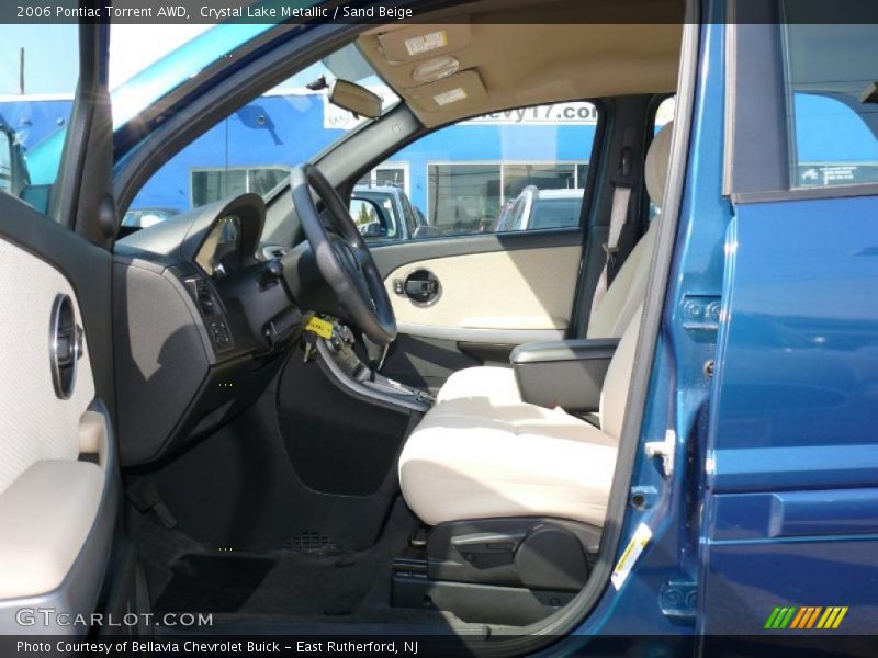 Crystal Lake Metallic / Sand Beige 2006 Pontiac Torrent AWD