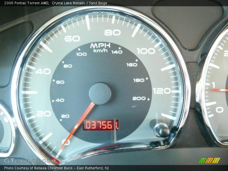 Crystal Lake Metallic / Sand Beige 2006 Pontiac Torrent AWD