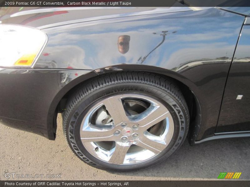 Carbon Black Metallic / Light Taupe 2009 Pontiac G6 GT Convertible