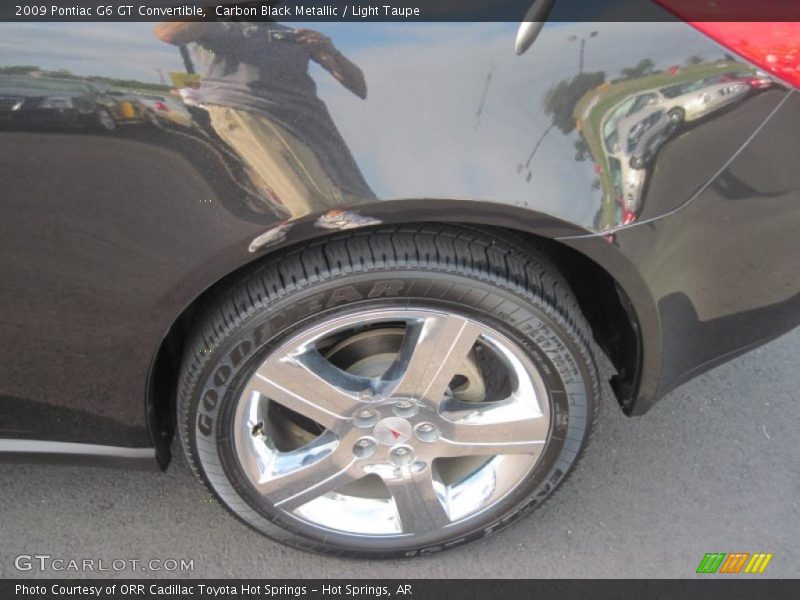 Carbon Black Metallic / Light Taupe 2009 Pontiac G6 GT Convertible
