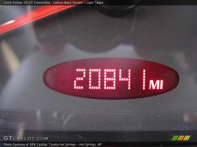 Carbon Black Metallic / Light Taupe 2009 Pontiac G6 GT Convertible