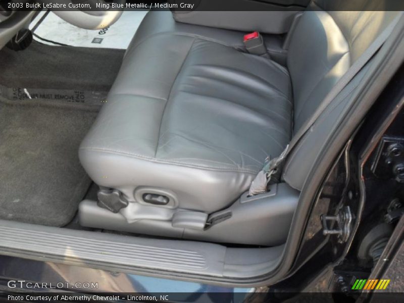 Ming Blue Metallic / Medium Gray 2003 Buick LeSabre Custom