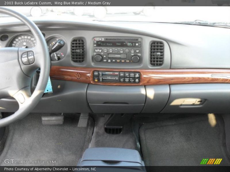 Ming Blue Metallic / Medium Gray 2003 Buick LeSabre Custom