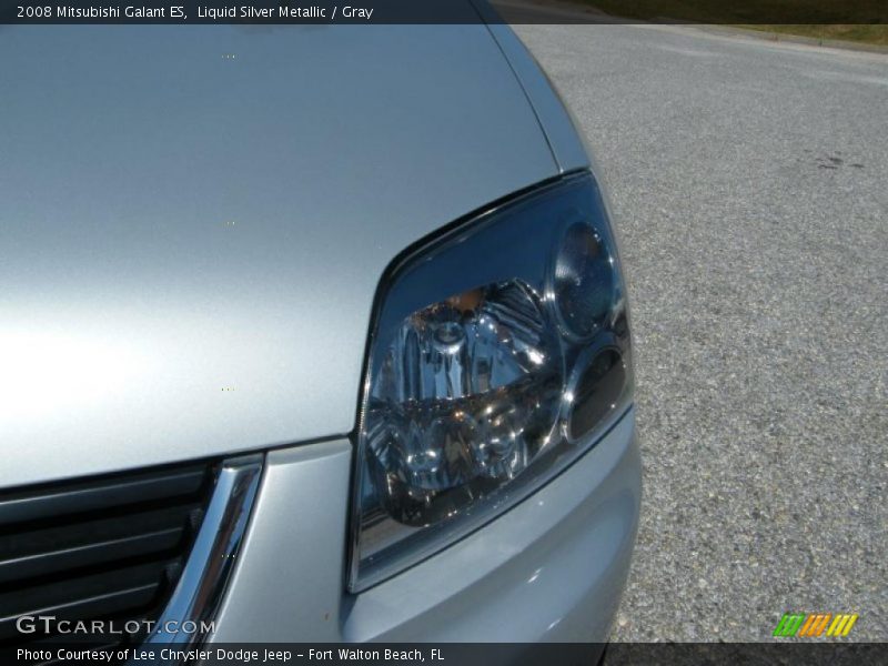 Liquid Silver Metallic / Gray 2008 Mitsubishi Galant ES