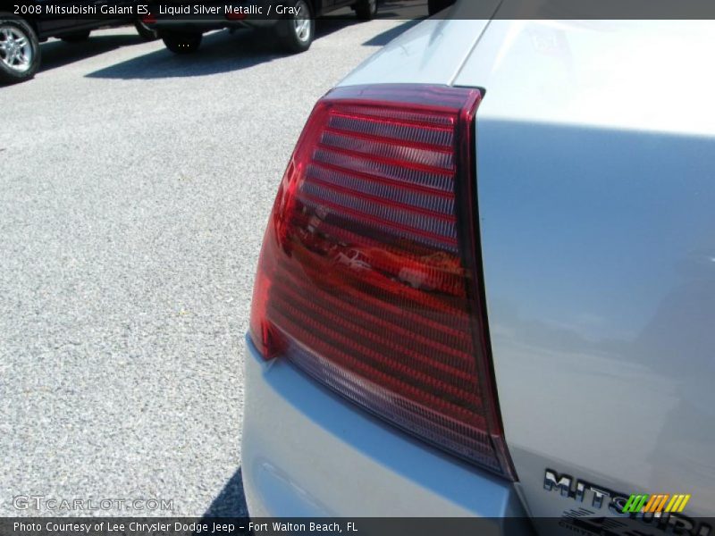Liquid Silver Metallic / Gray 2008 Mitsubishi Galant ES