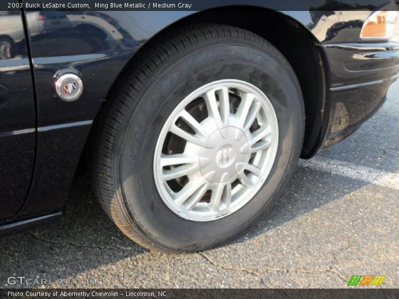 Ming Blue Metallic / Medium Gray 2003 Buick LeSabre Custom