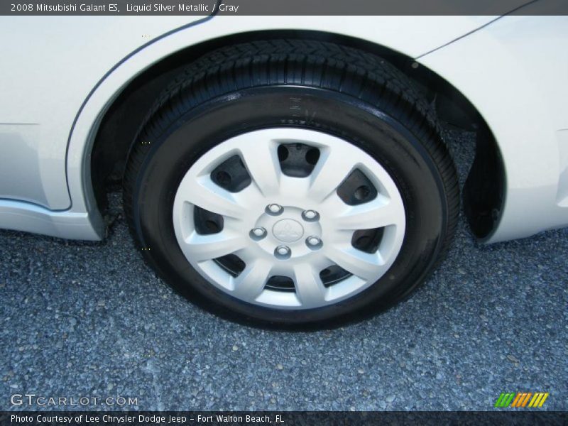 Liquid Silver Metallic / Gray 2008 Mitsubishi Galant ES